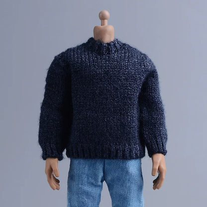 Custom 1/12 Clothing Accessories Sweater for 1/12 Scale Strong Body