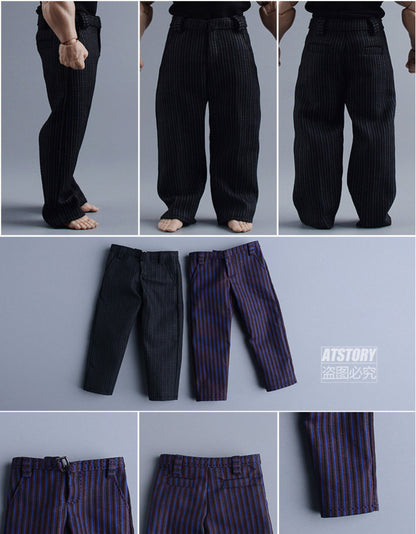 Custom 1/12 Clothing Accessories Pants for 1/12 Scale Strong Body
