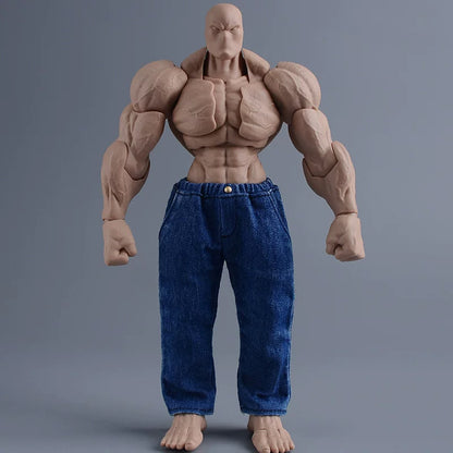 Custom 1/12 Clothing Accessories Jeans for 1/12 Scale Strong Body
