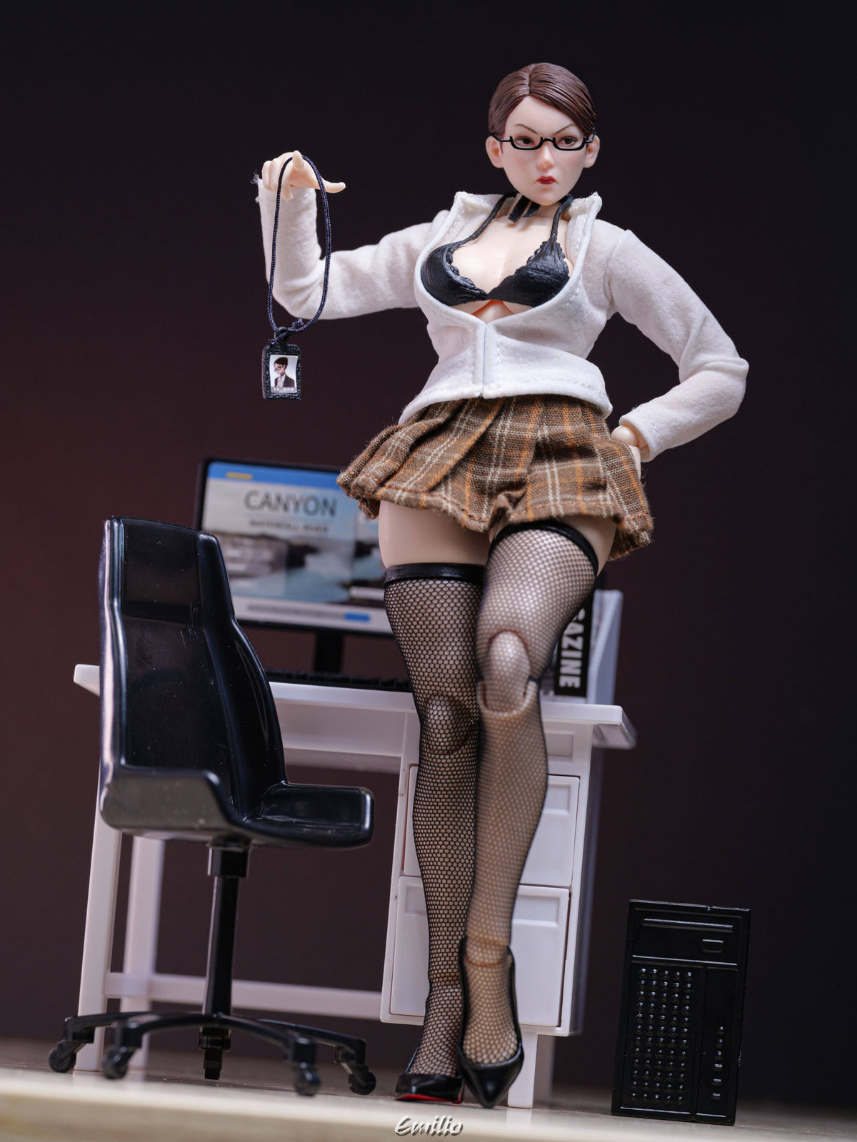 Custom 1/12 Clothing for Prison School Meiko Shiraki (Notaman Body)