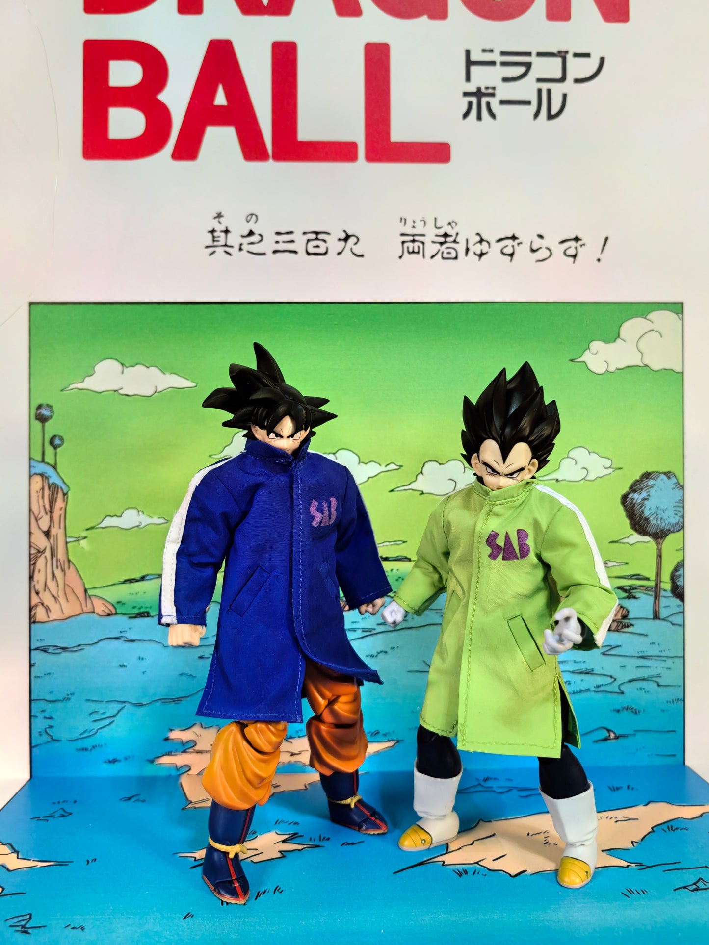 Custom 1/12 Clothing Accessories Coat for SHF goku and vegeta