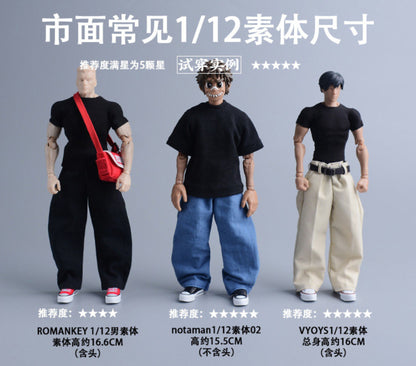 Custom 1/12 Clothing Accessories Sneakers for 1/12 Scale Action Figure