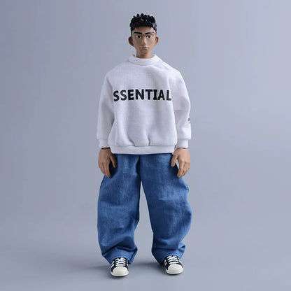 Custom 1/12 Clothing Accessories Skate Shoes for 1/12 Scale Action Figure