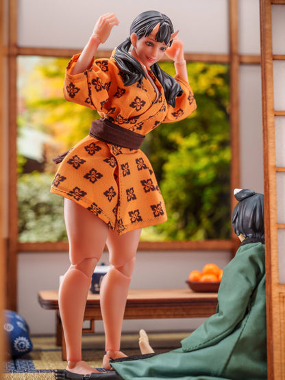 Custom 1/12 Clothing for Delicious in Dungeon Inutade on Cowl Product Oni Girl