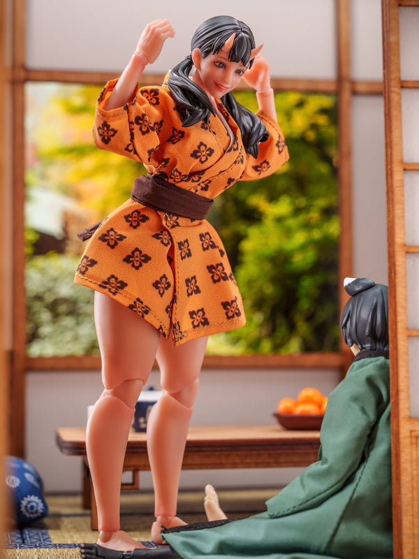 Custom 1/12 Clothing for Delicious in Dungeon Inutade on Cowl Product Oni Girl