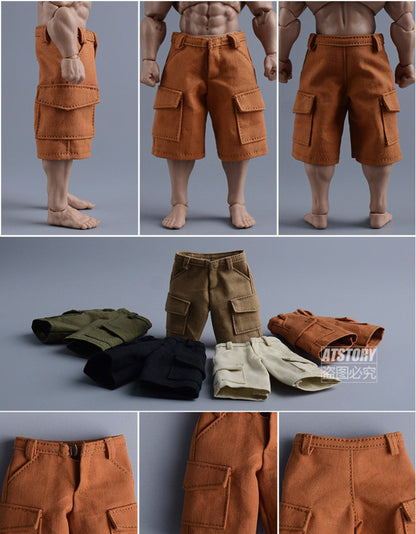 Custom 1/12 Clothing Accessories Short for 1/12 Scale Strong Body