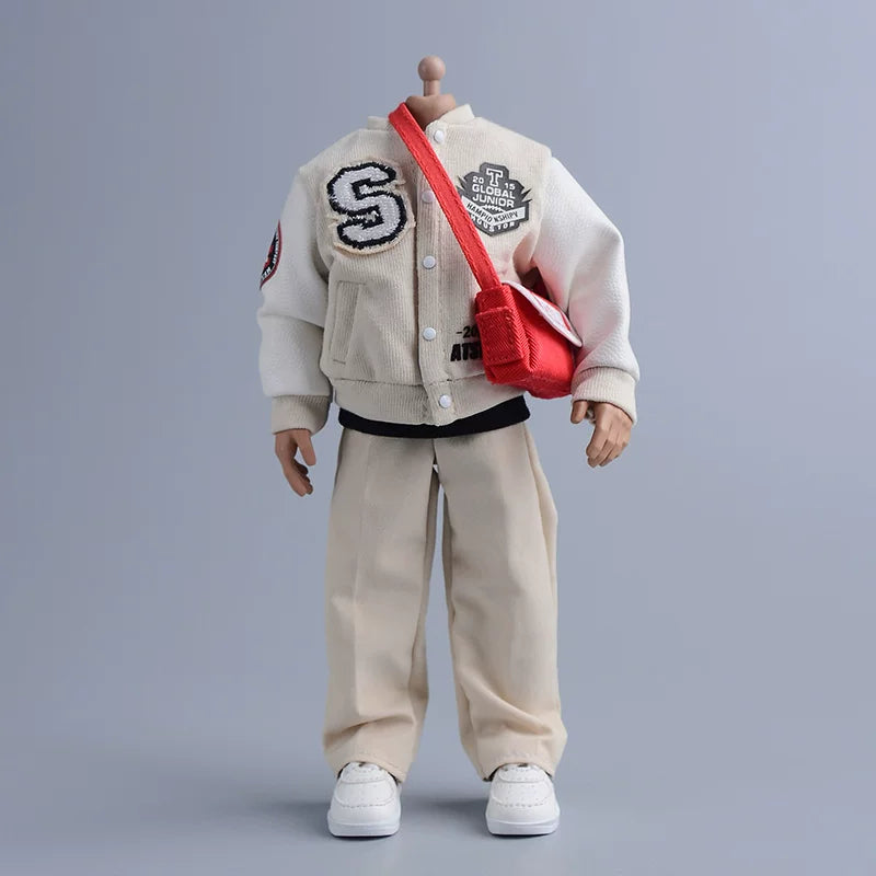 Custom 1/12 Clothing Accessories Bag for 1/12 Scale Action Figure