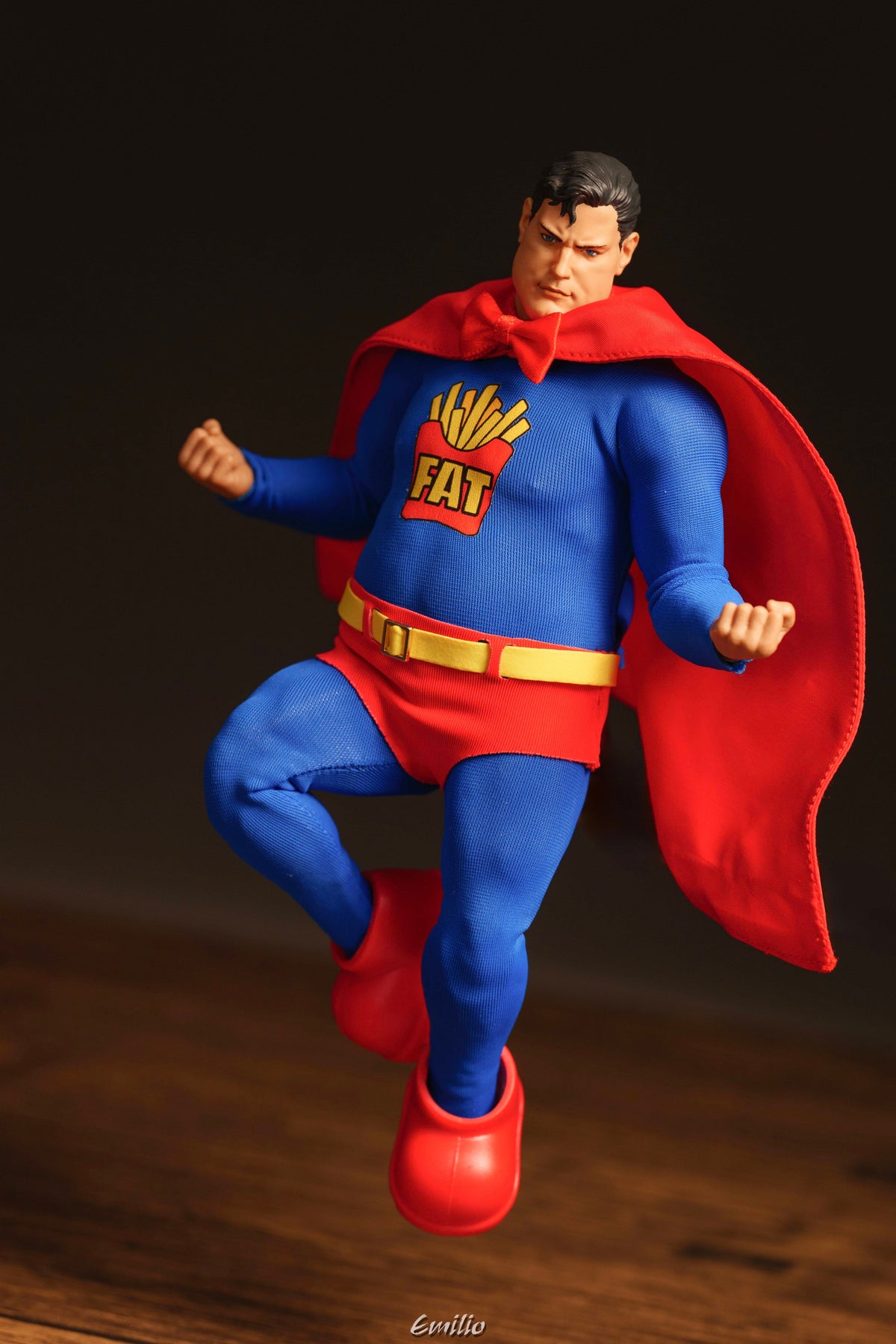 Custom 1/12 Clothing for superman (Notaman Fat Body)