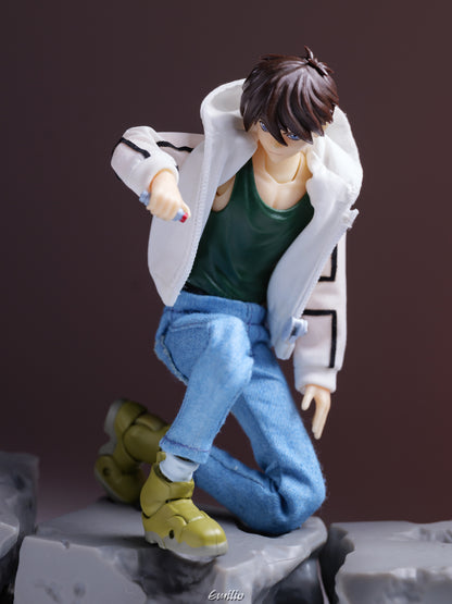 Custom 1/12 Clothing for SHF Gundam Wing Heero Yuy