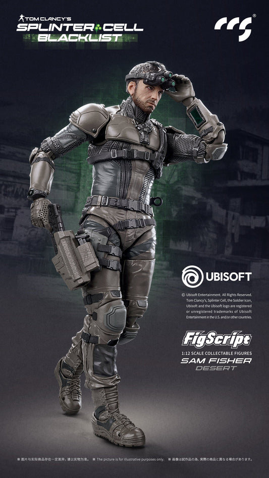 (Pre-Order) CCS Official Licensed 1/12 Splinter Cell Sam Fisher Desert Version action figure