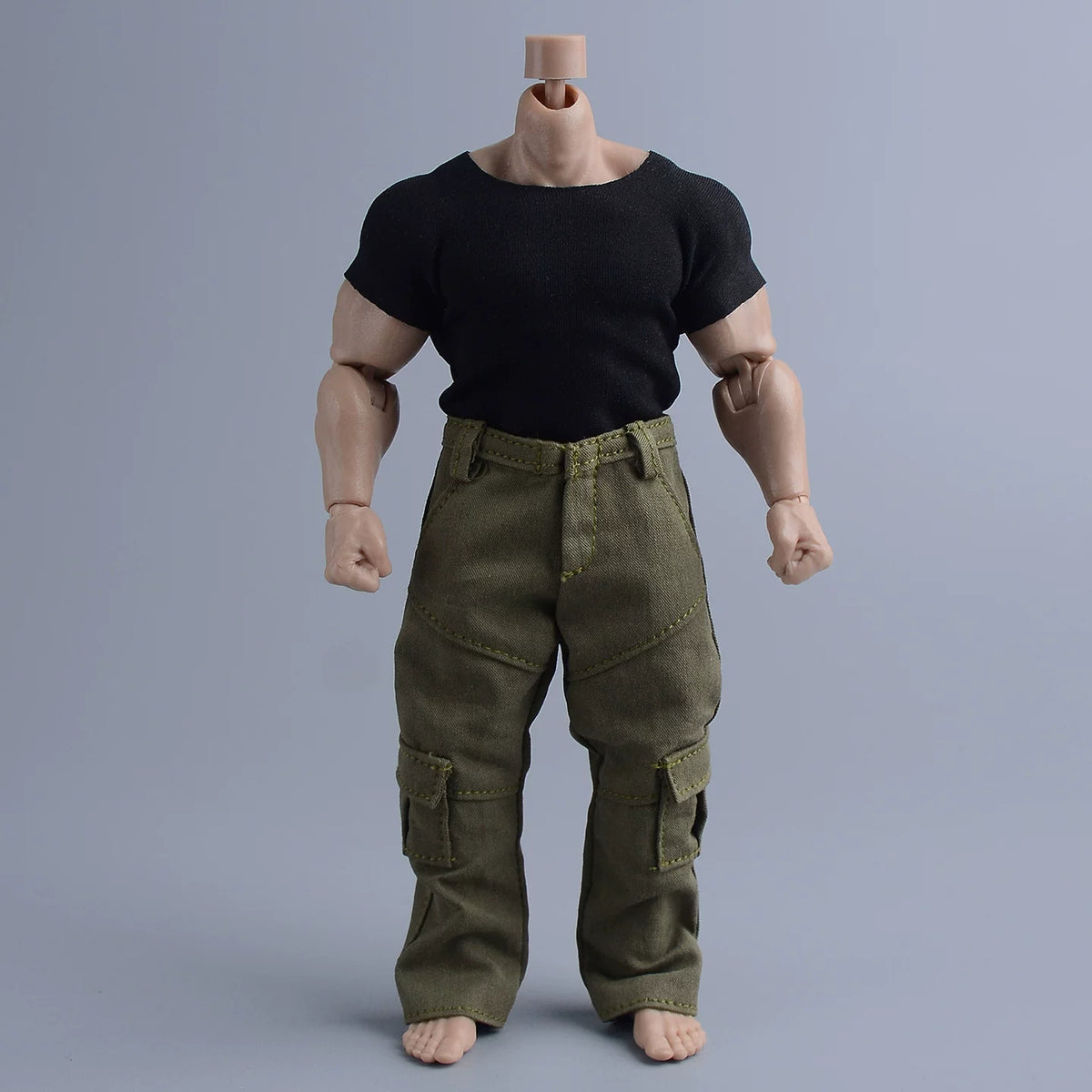 Custom 1/12 Clothing Accessories Pants for 1/12 Scale Strong Body