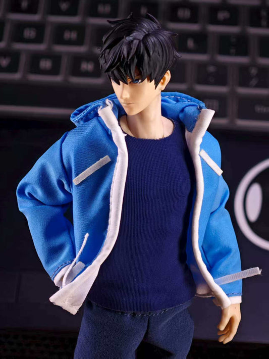 Custom 1/12 Clothing for Solo Leveling Sung Jinwoo (Vtoys Body)