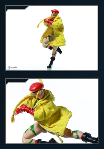 Custom 1/12 Clothing Accessories for Jada Toys Cammy Yellow Coat