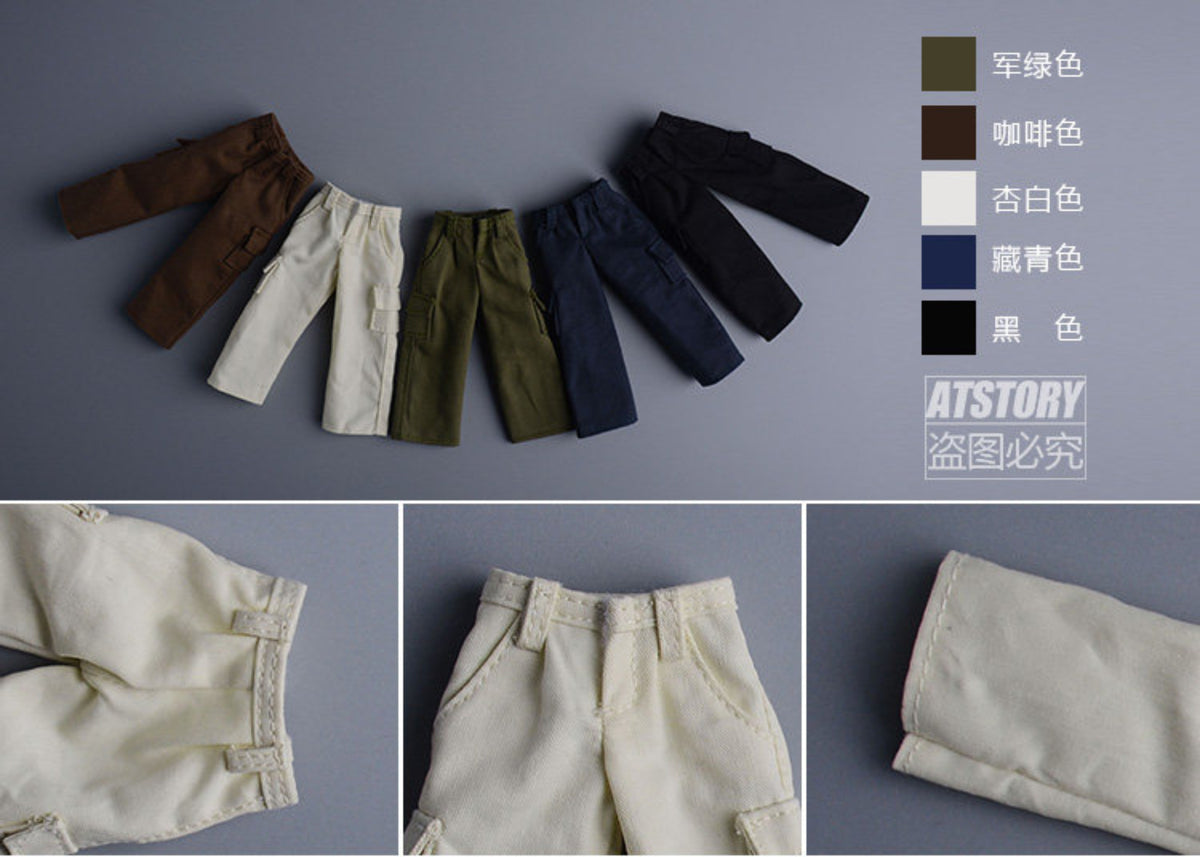 Custom 1/12 Clothing Accessories Pants for 1/12 scale action figures