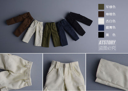 Custom 1/12 Clothing Accessories Pants for 1/12 scale action figures