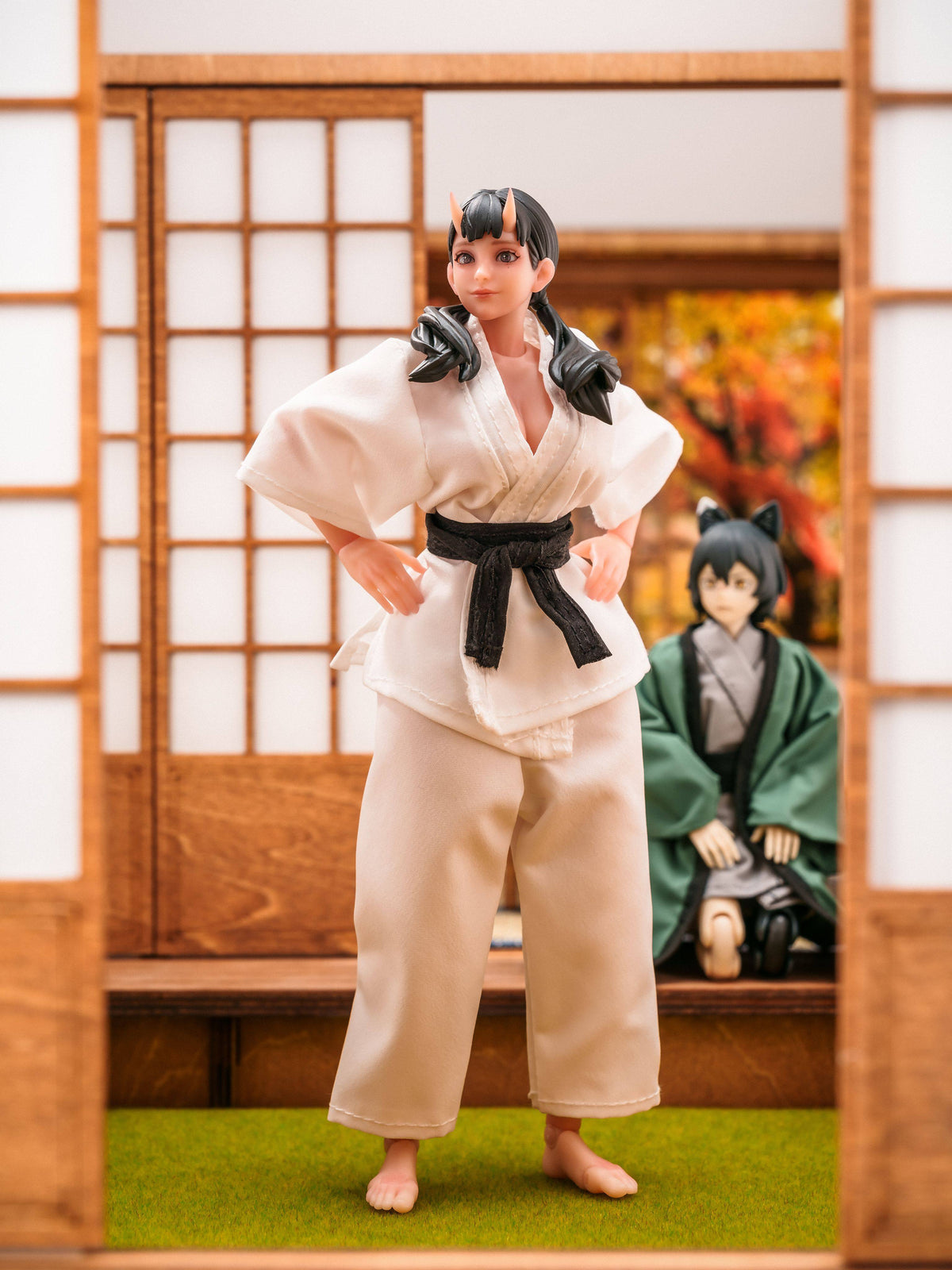 Custom 1/12 Clothing for Judo Uniform on Cowl Product Oni Girl