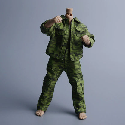 Custom 1/12 Clothing Accessories Military Uniform for 1/12 Scale Strong Body