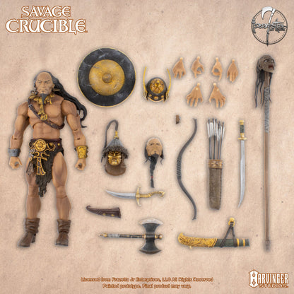 (Pre-Order) Savage Crucible Kubla Khan (Frazetta) Action Figure