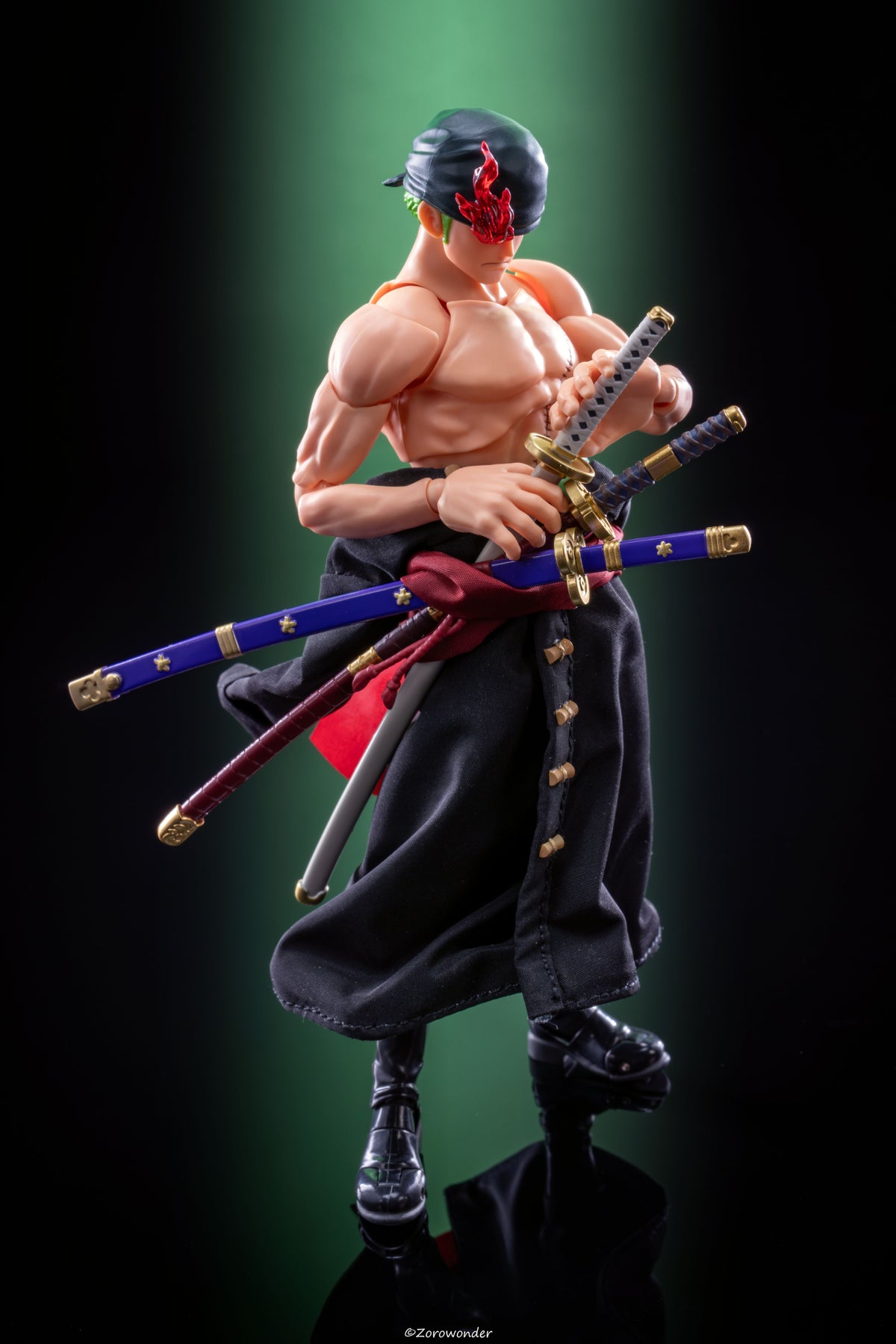 Custom 1/12 Clothing for SHF One Piece Roronoa Zoro King of Hell
