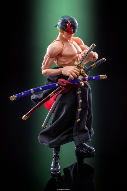 Custom 1/12 Clothing for SHF One Piece Roronoa Zoro King of Hell