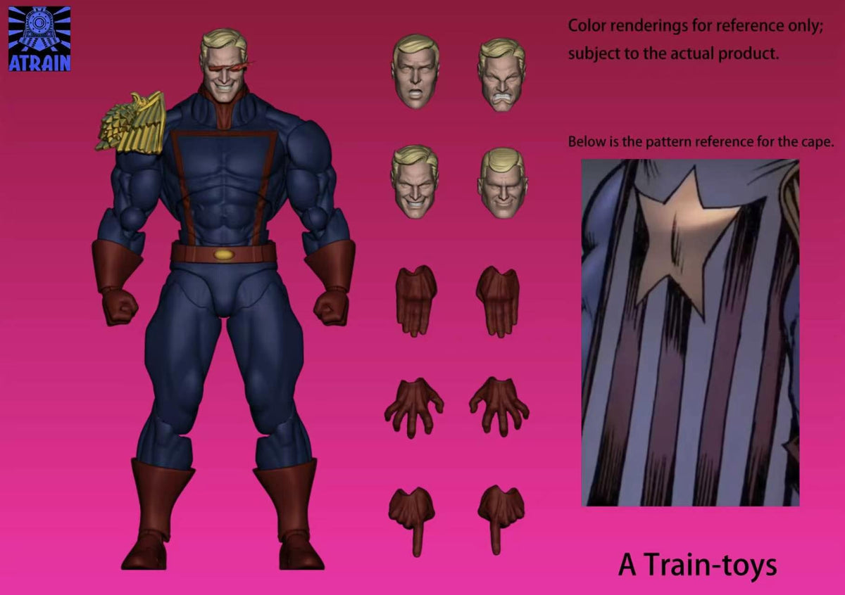 (Pre-Order) Atrain toys 1/12 Blue man aciton figure