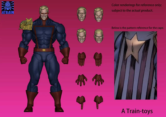 (Pre-Order) Atrain toys 1/12 Blue man aciton figure