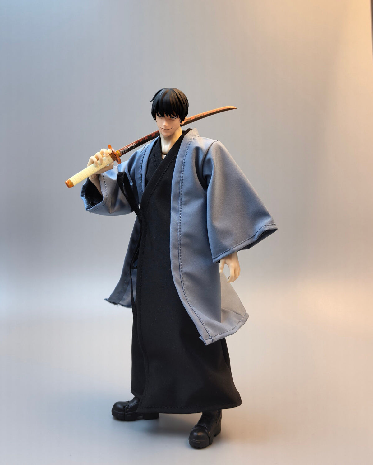 Custom 1/12 Haori Clothing for Jujutsu Kaisen Toji Fushiguro (Romankey / VToys Body)