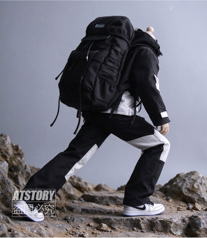 Custom 1/12 Clothing Accessories Backpack for 1/12 Scale Action Figure