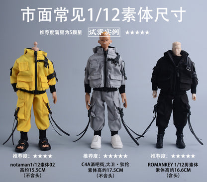 Custom 1/12 Clothing Accessories Clothes for 1/12 Scale Action Figure