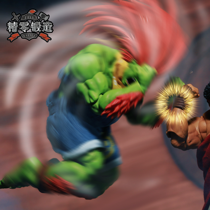 Custom 1/12 Clothing Accessories for Storm Collectibles Blanka