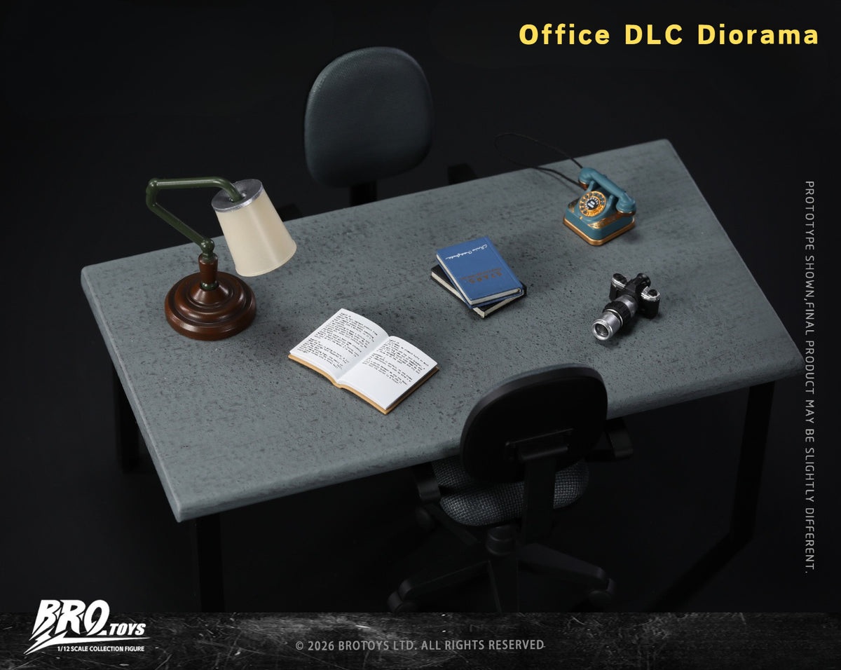 (Pre-Order) Brotoys 1/12 Agent W LR016 action figure with bonus and office DLC diorama