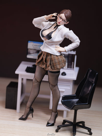 Custom 1/12 Clothing for Prison School Meiko Shiraki (Notaman Body)