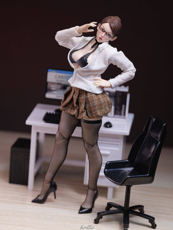 Custom 1/12 Clothing for Prison School Meiko Shiraki (Notaman Body)