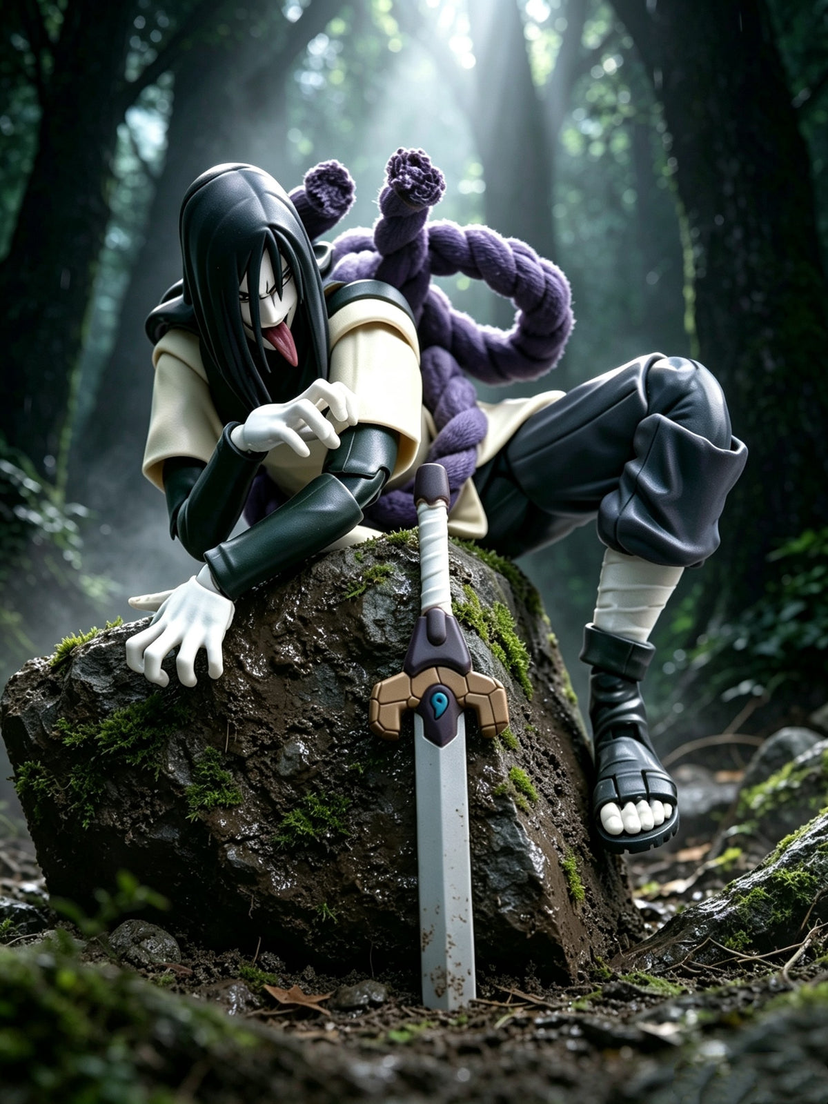 Custom 1/12 Clothing for SHF Naruto Shippuden Orochimaru
