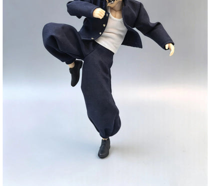 Custom 1/12 Clothing School Uniform for Action Figures