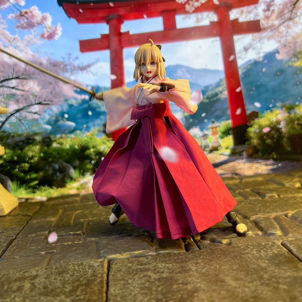 Custom 1/12 Clothing for figma Fate Okita Souji
