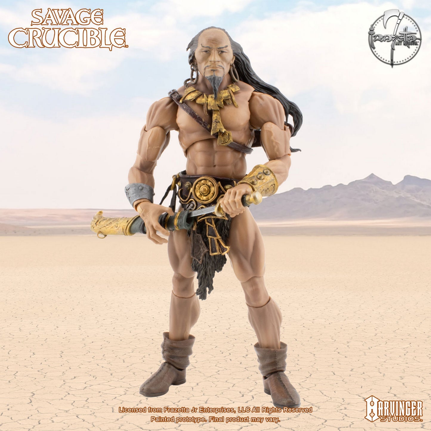 (Pre-Order) Savage Crucible Kubla Khan (Frazetta) Action Figure