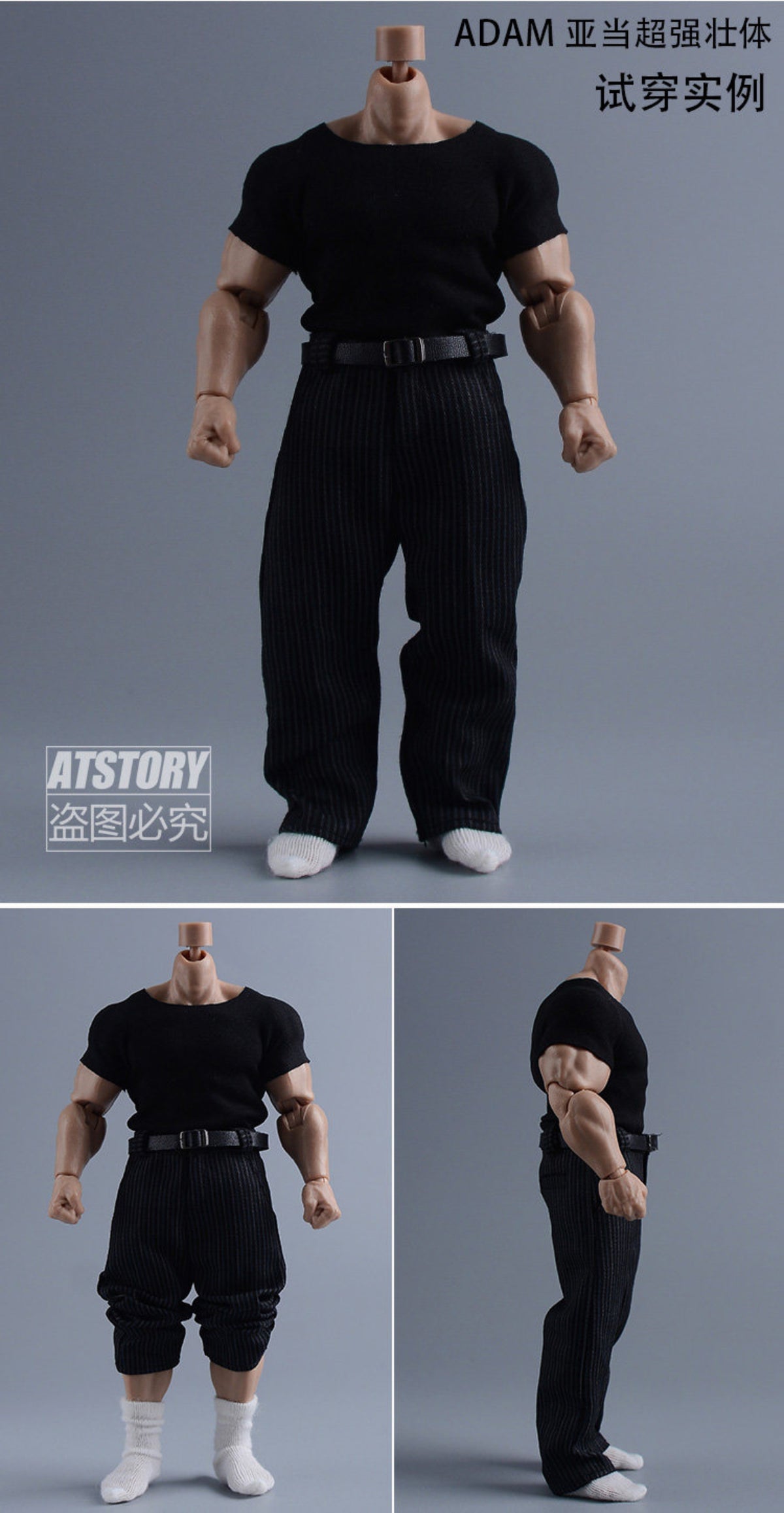 Custom 1/12 Clothing Accessories Socks for 1/12 Scale Strong Body