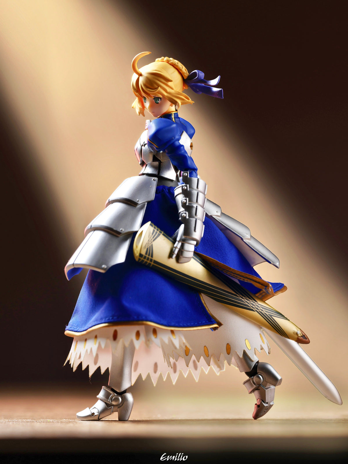 Custom 1/12 Clothing for figma Fate Saber 2.0 Battle Version