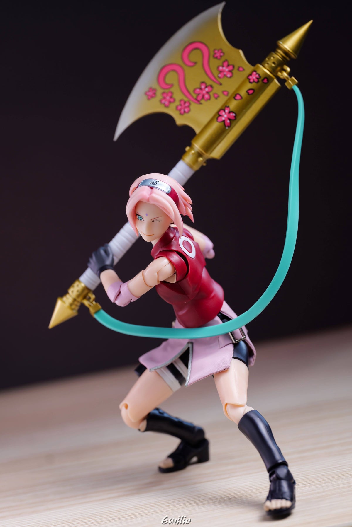 Custom 1/12 Clothing for SHF Naruto Shippuden Sakura Haruno