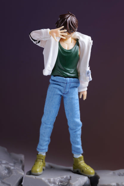 Custom 1/12 Clothing for SHF Gundam Wing Heero Yuy