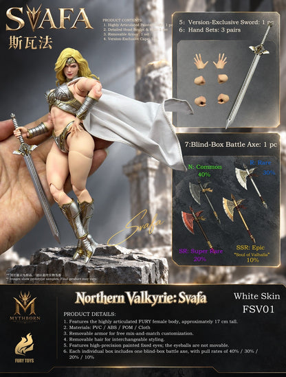 (Pre-Order) Mythoborn x Fury 1/12 Northern Valkyrie Svafa action figure with set bonus