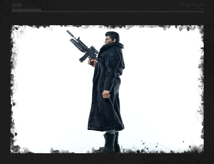 Custom 1/12 Clothing Accessories for Punisher Coat