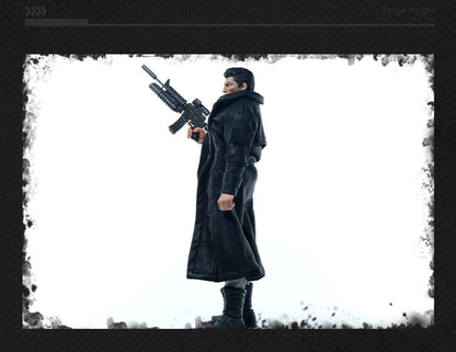 Custom 1/12 Clothing Accessories for Punisher Coat
