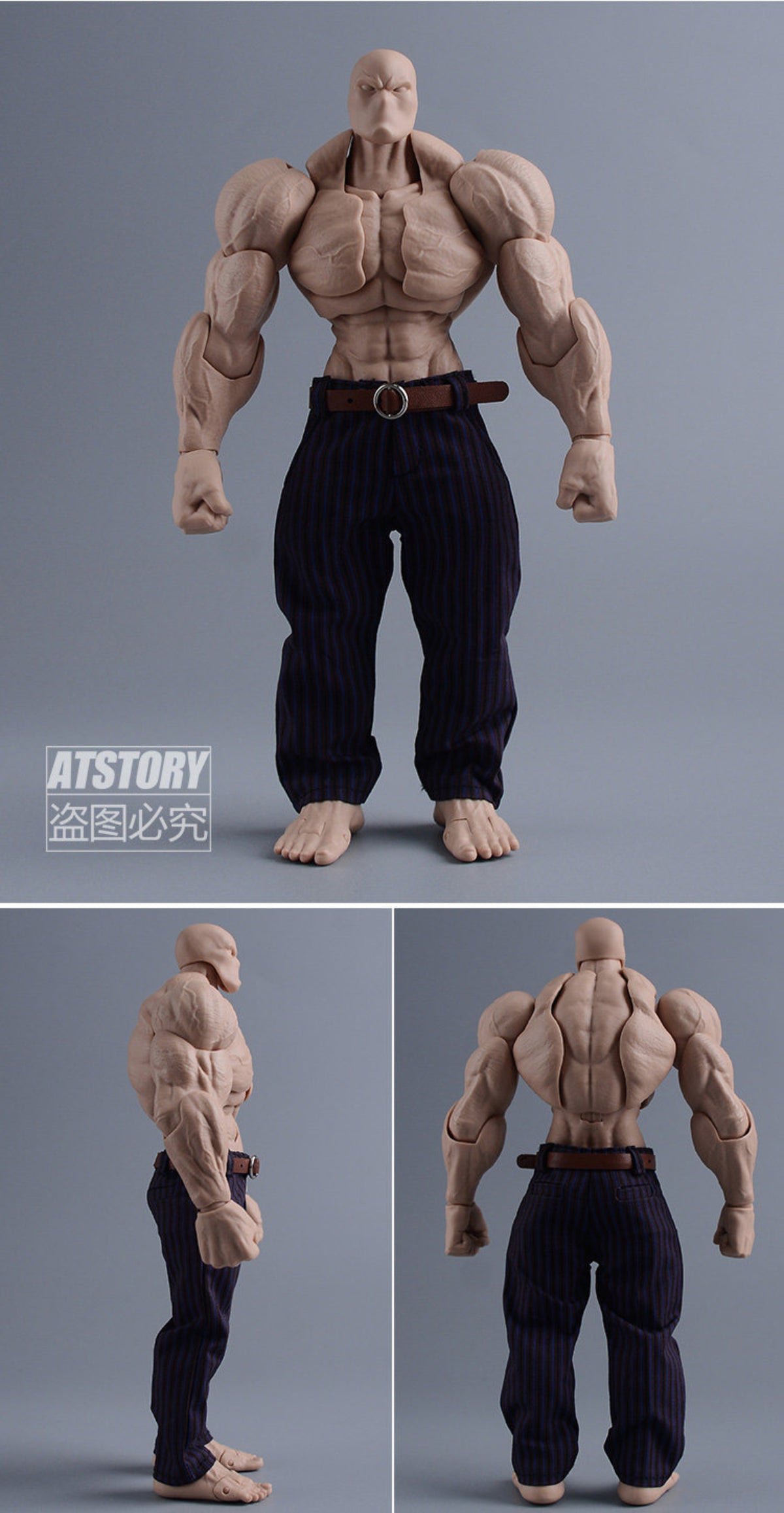 Custom 1/12 Clothing Accessories Belt for 1/12 Scale Strong Body