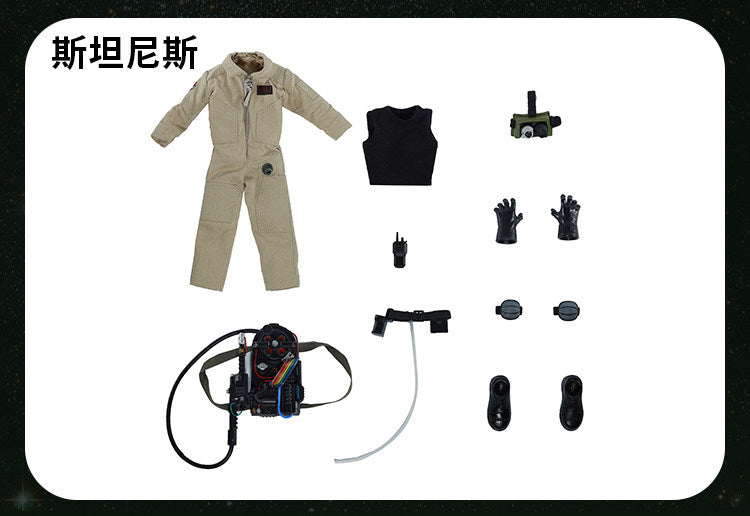 Custom 1/12 Clothing Accessories for Mythic Legions Skeletons Ghostbusters