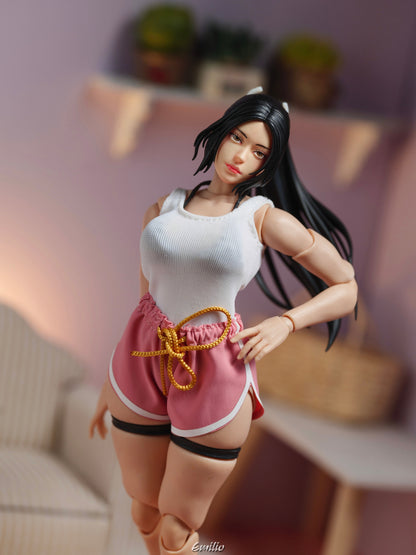 Custom 1/12 Clothing for yoga dress for Notaman Body