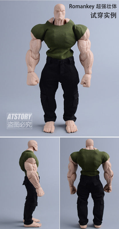 Custom 1/12 Clothing Accessories Slim Fit Top for 1/12 Scale Strong Body