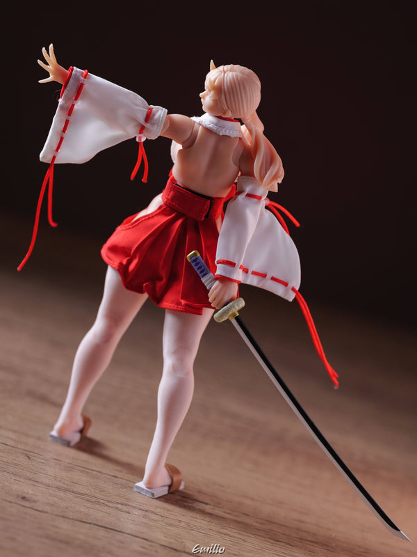 Custom 1/12 Clothing for Cowl Product Oni Girl Kimono