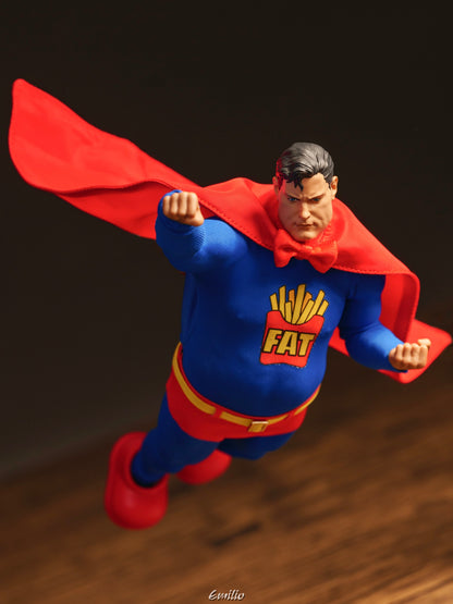 Custom 1/12 Clothing for superman (Notaman Fat Body)
